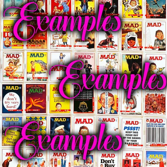 NEW (4-Pack) VINTAGE MAD MAGAZINE MINI COVERS ART CARDS MAD COMICS (44 Card Art) - Picture 3 of 3